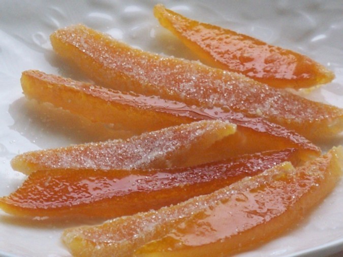 This candied orange peel is made with an unusual method that makes it 